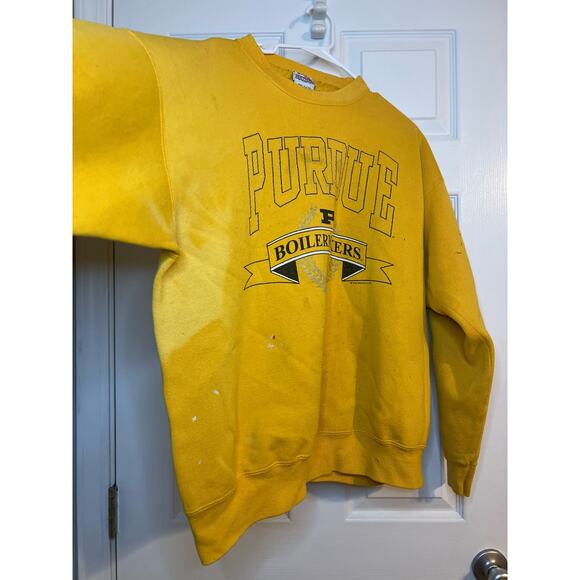 Vintage Purdue Santee Sweats Pluma Pullover Crewneck Sweatshirt Shirt : Size XL - Picture 4 of 7